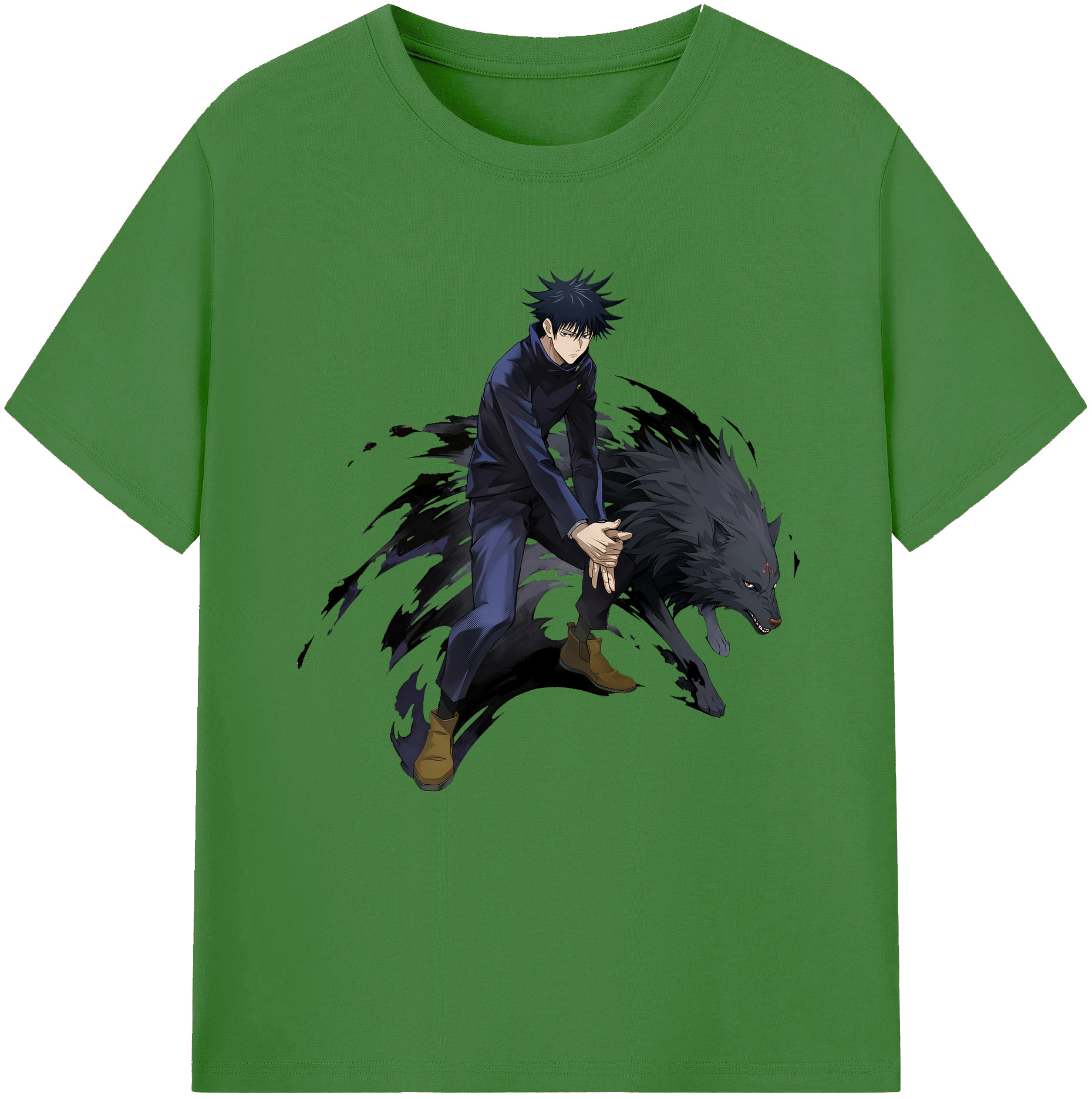 （画像用） 呪術廻戦 Jujutsu Kaisen レディースカジュアルプリントTシャツ（綿100％）